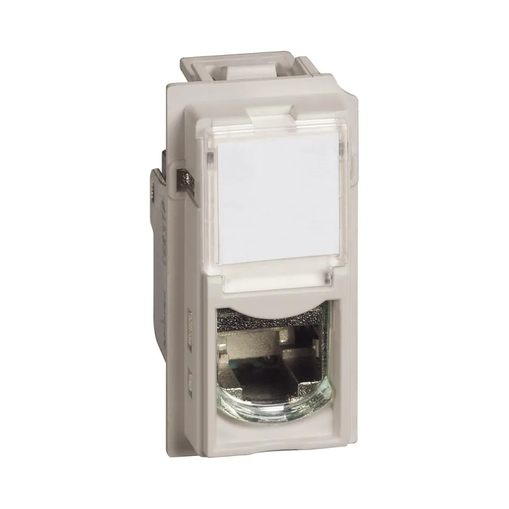RJ45 интернет розетка Living Now Cat.5e/Cat.6 Gigabit Ethernet цвят крем